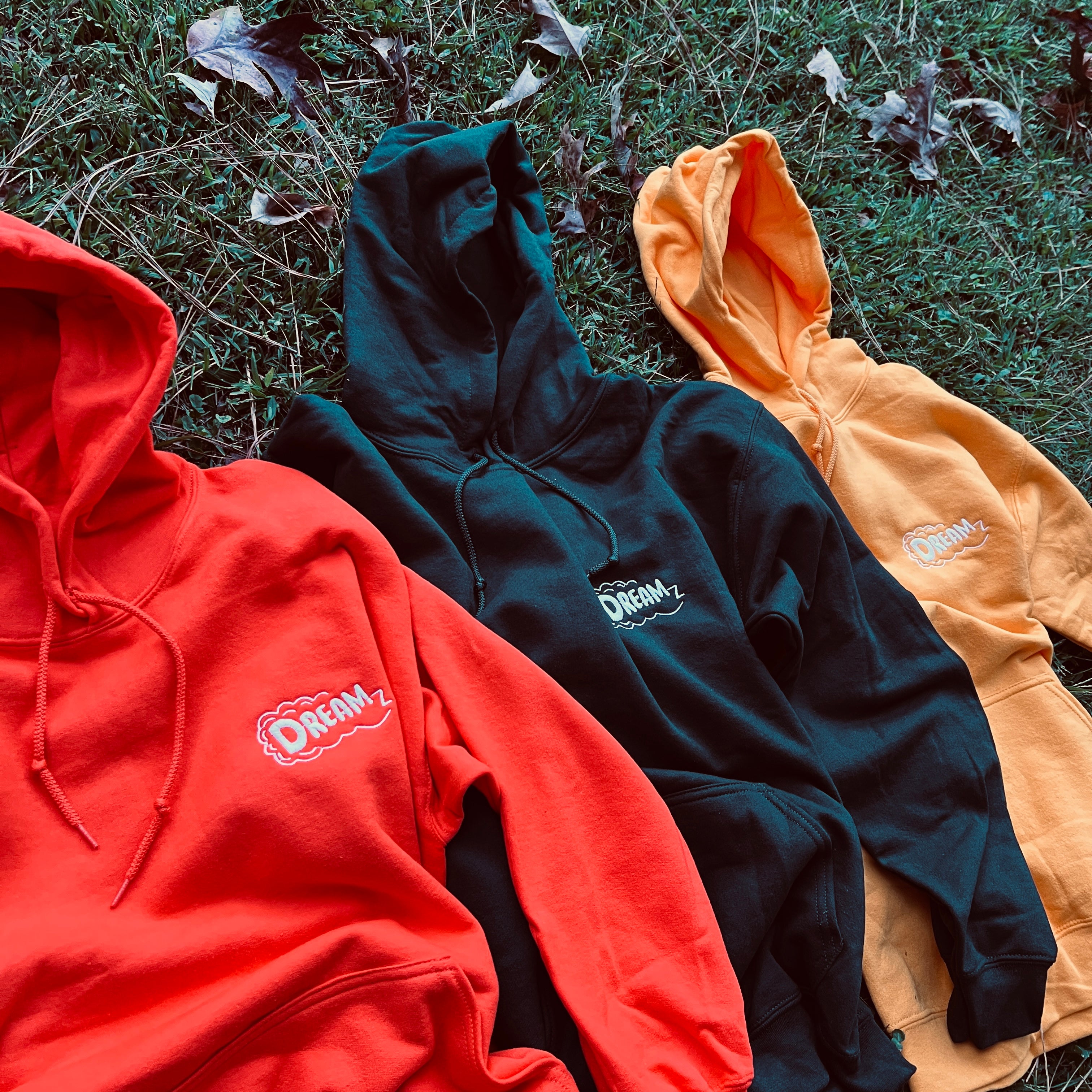 FALL HOODIES (ORANGE/FOREST GREEN/YELLOW)