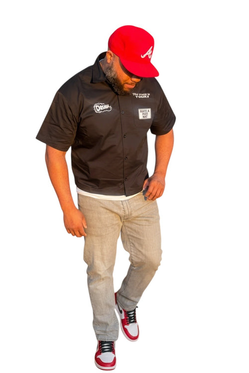 The World Is Yours Workwear Button-Up Shirt