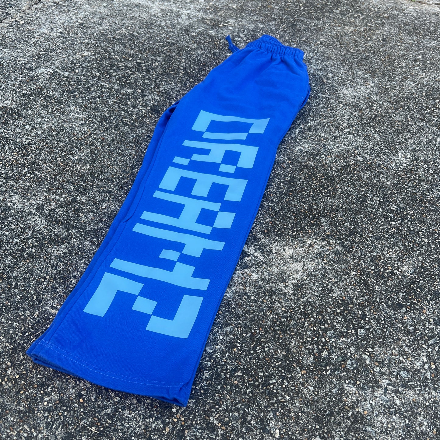 DREAMZ PIXEL SWEATPANTS (BLUE + SKY BLUE)