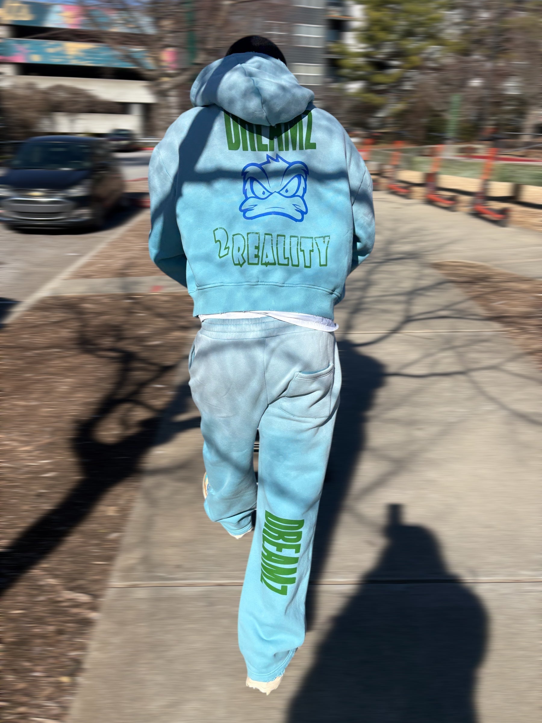 What The Duck Premium Blue Full-Zip Outfit - Limited