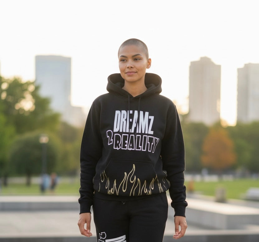 Dreamz 2 Reality Flames Hoodie