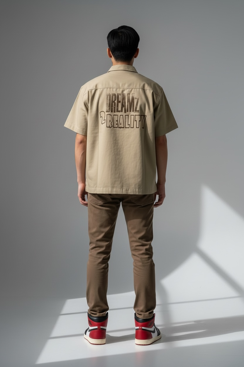 Blessed Workwear Button-Up Shirt