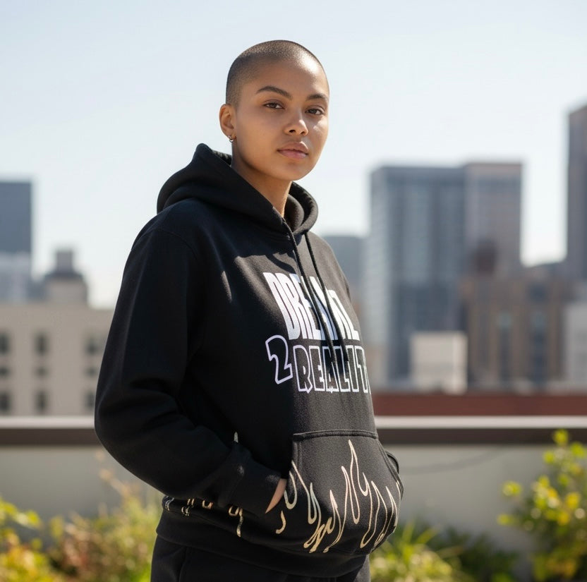 Dreamz 2 Reality Flames Hoodie