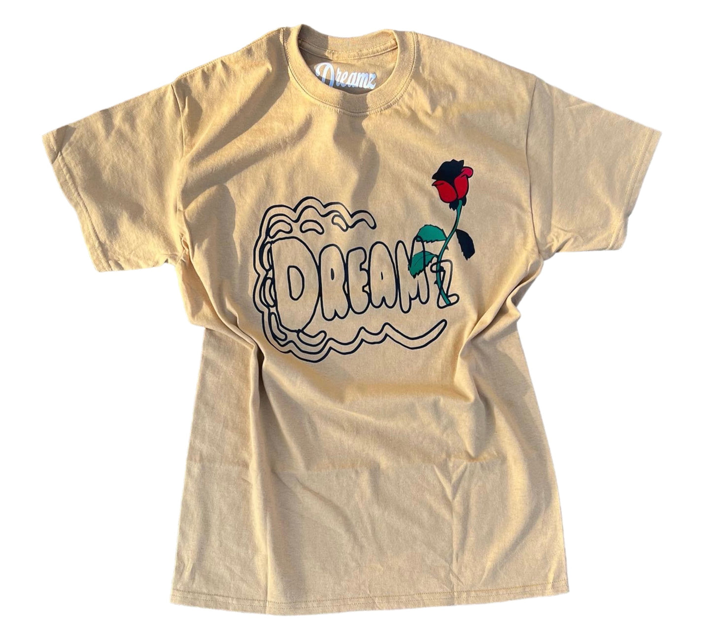 DREAMZ ROSE TEE - KHAKI